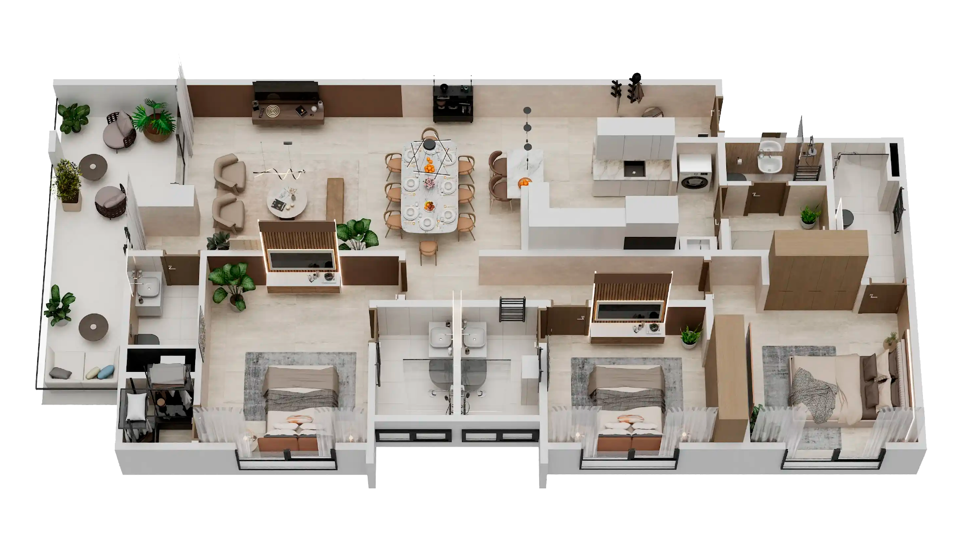 Plano 3 Habitaciones