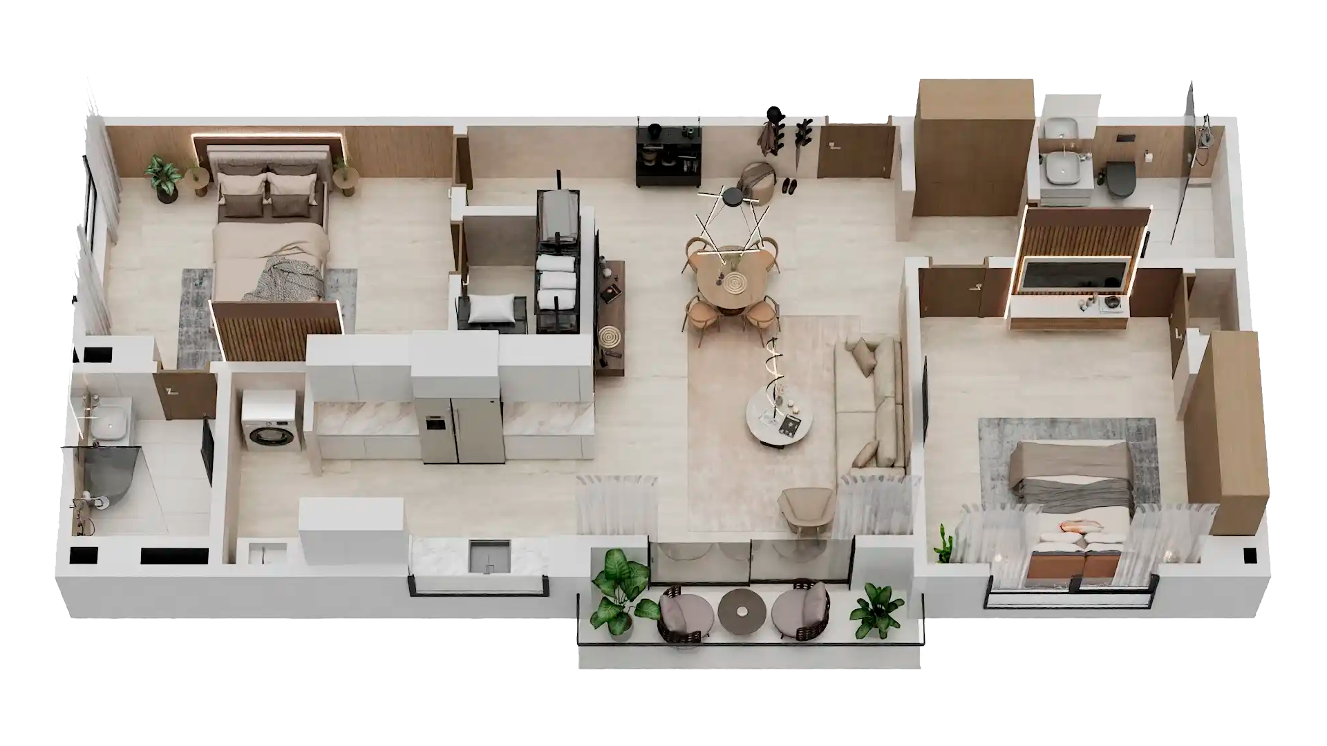 Plano 2 Habitaciones